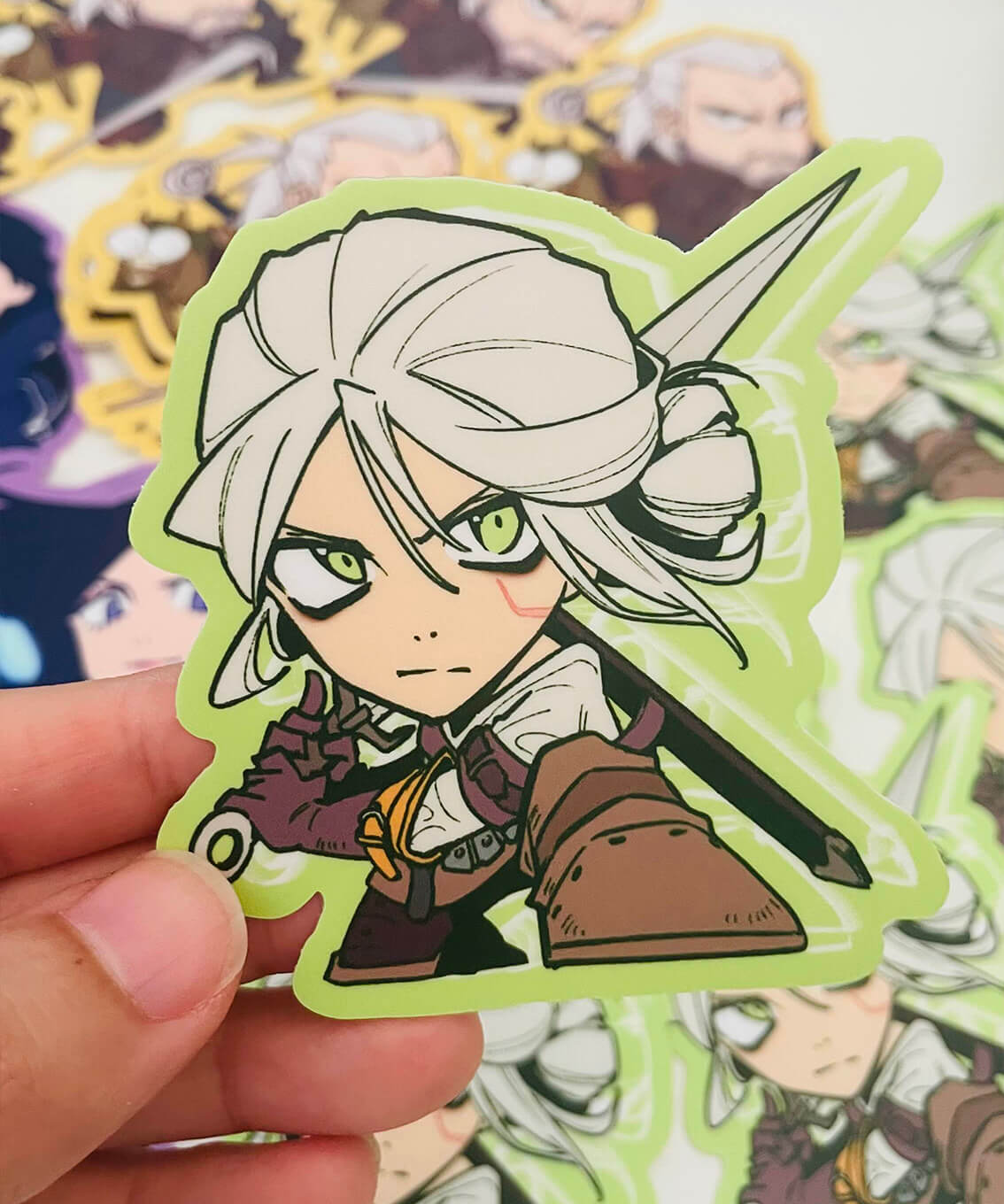 Witcher 3 vinyl stickers