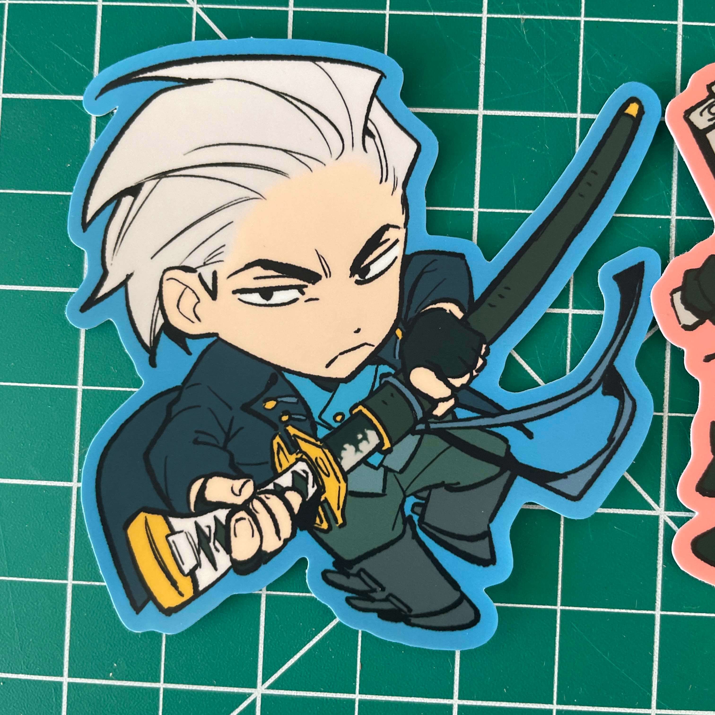 Devil May Cry 3" vinyl stickers
