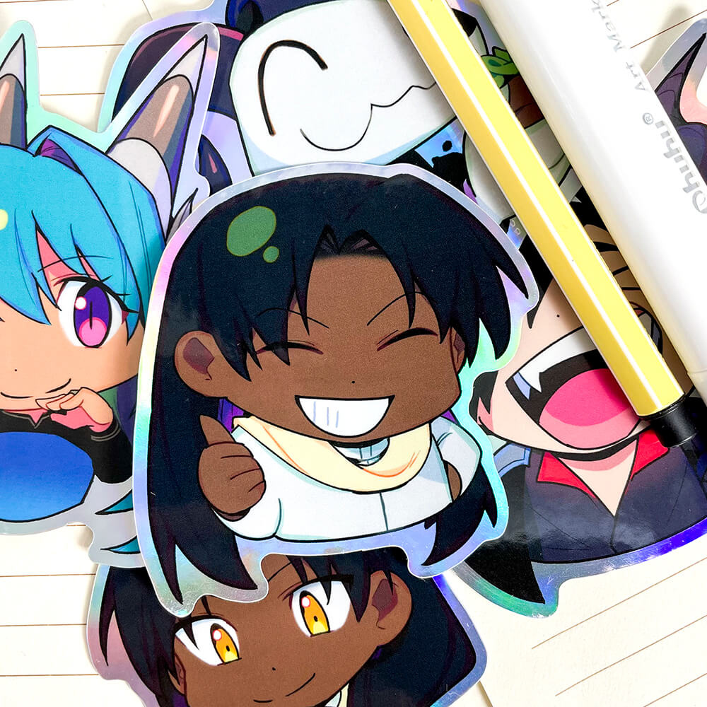 HoloRainbow Vinyl Stickers