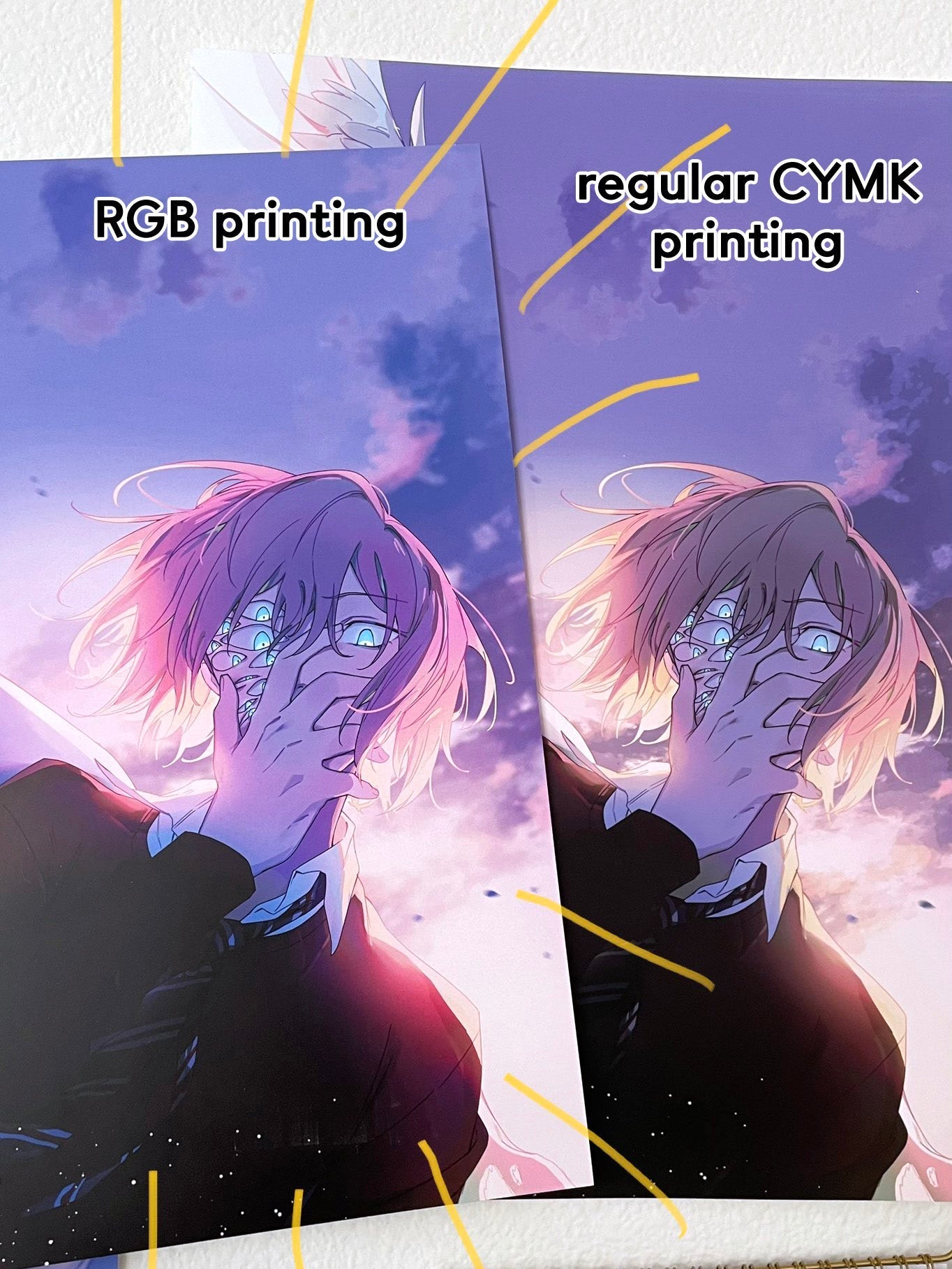 You can print in RGB