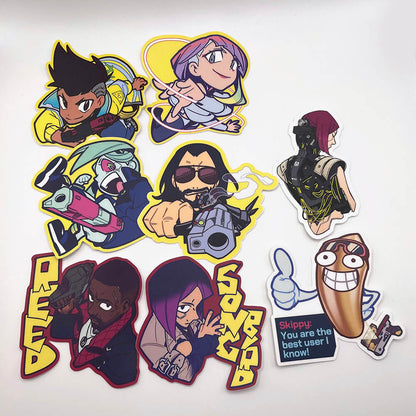 Cyberpunk Edgerunner &amp; 2077 Vinyl Stickers