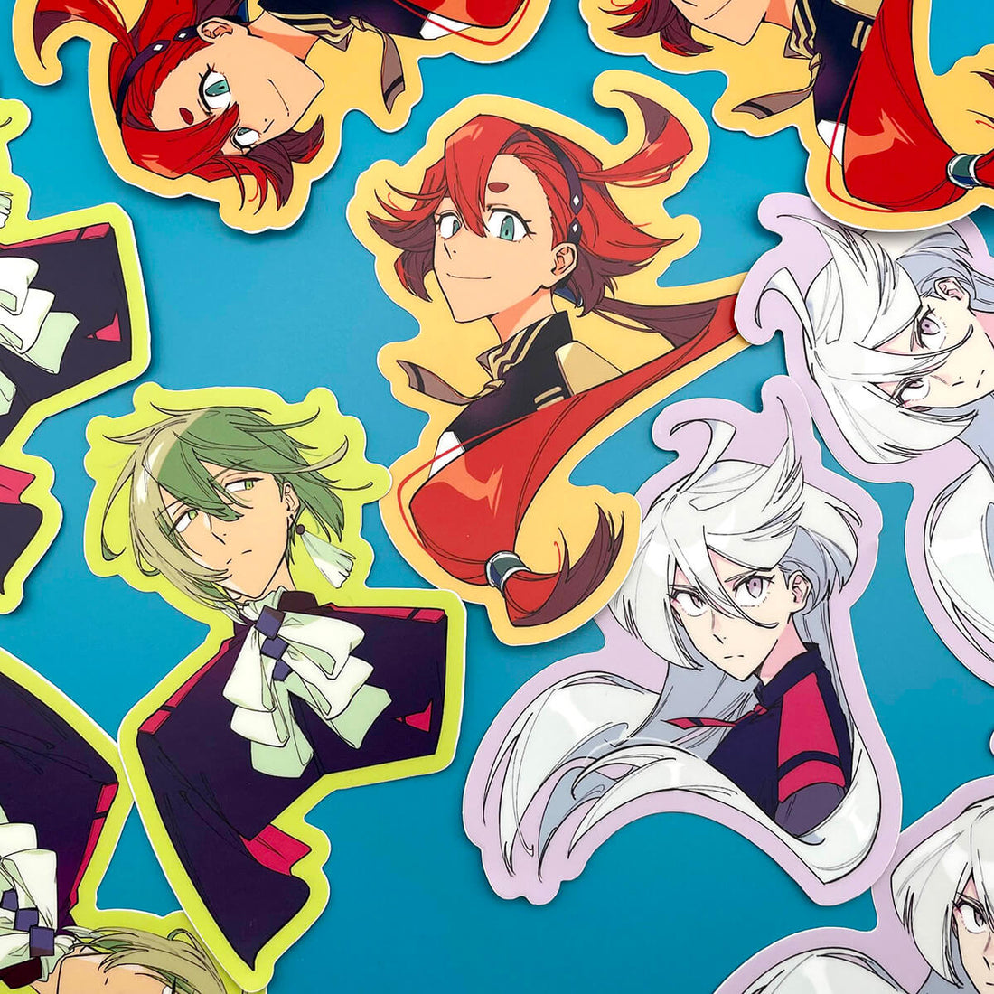 Gundam Witch vinyl stickers