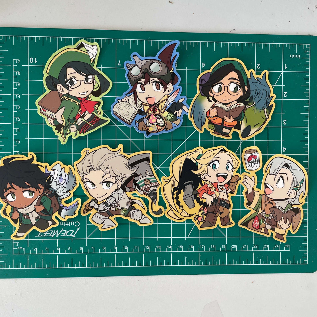 Monster Hunter 3&quot; vinyl stickers
