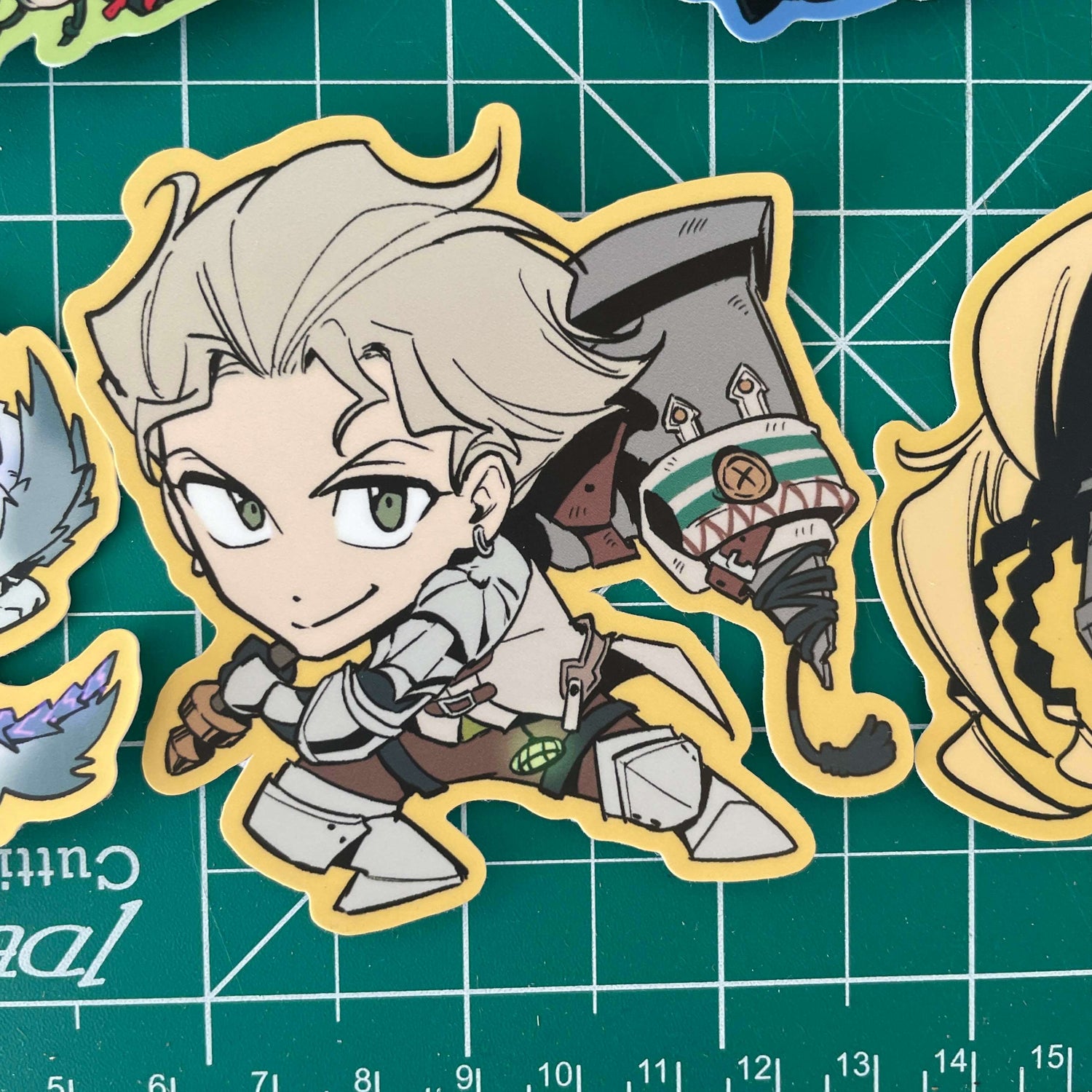 Monster Hunter 3&quot; vinyl stickers
