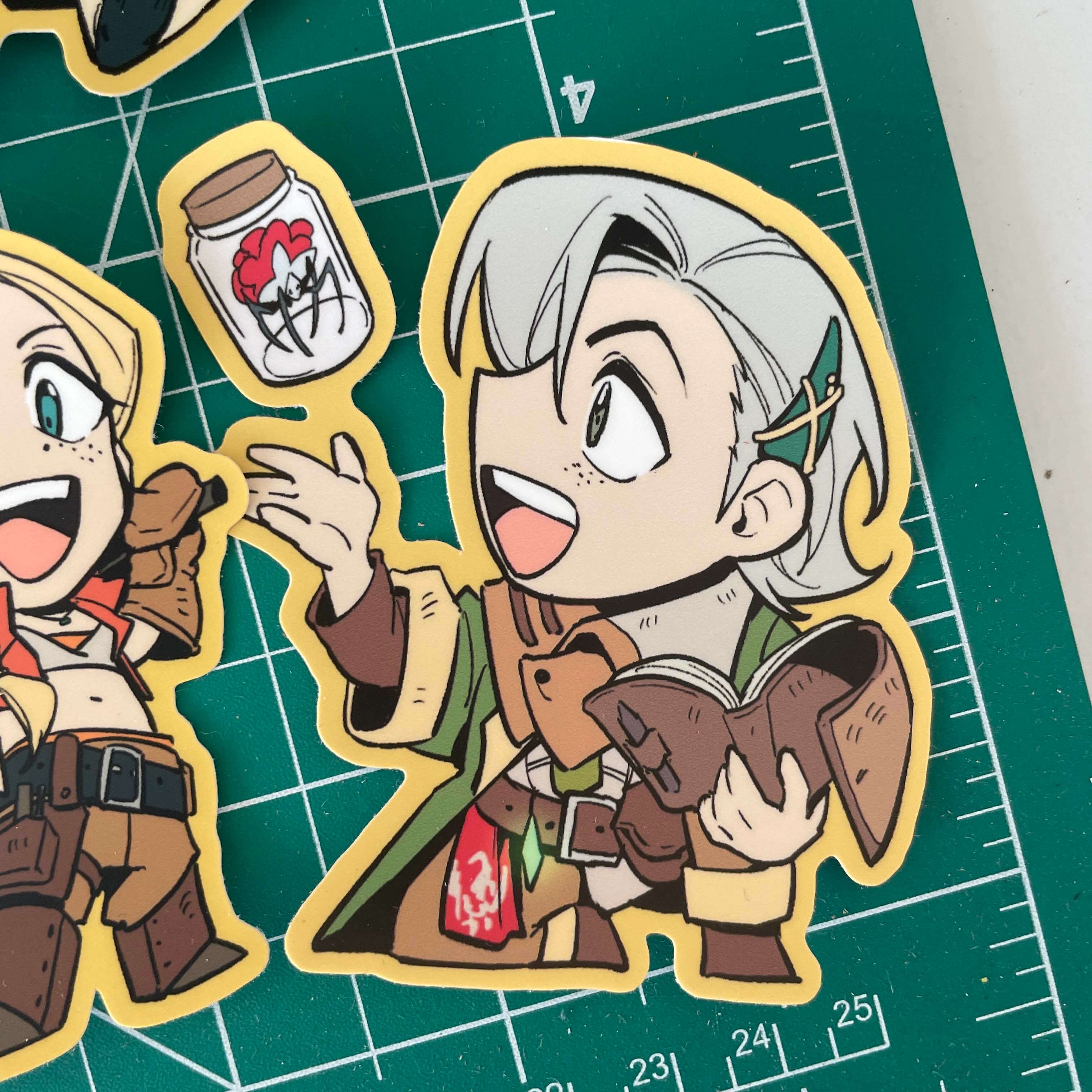 Monster Hunter 3&quot; vinyl stickers