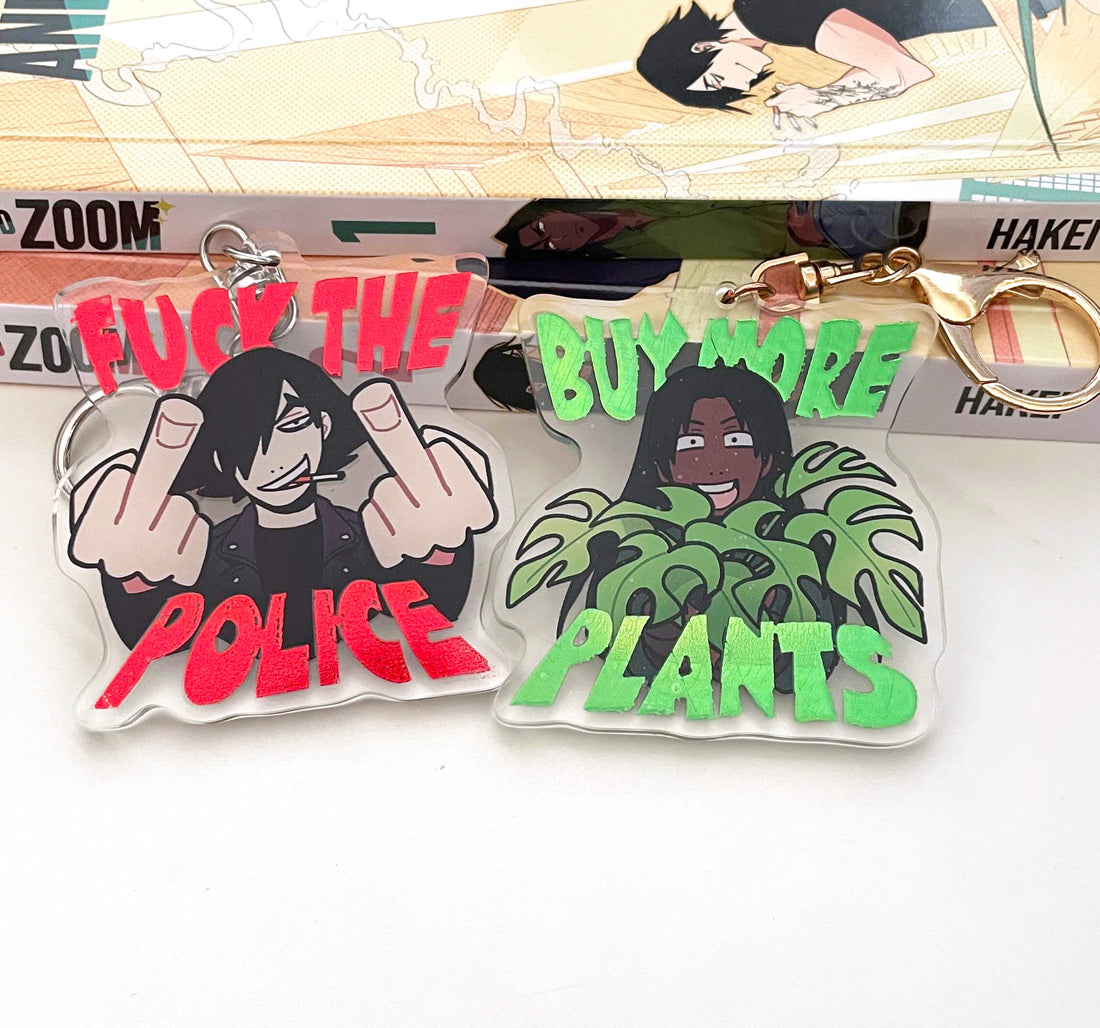 Bloom and Zoom Foil Keychains