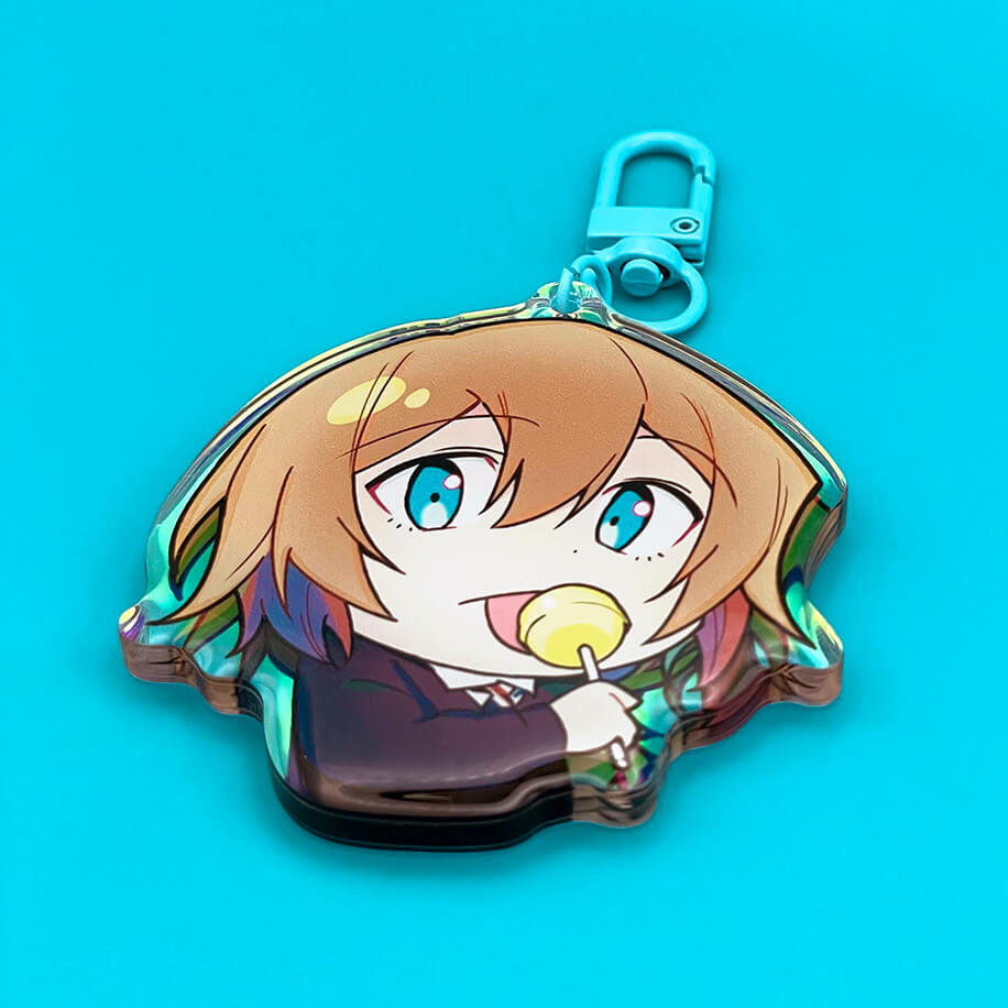 HoloRainbow Acrylic Charms