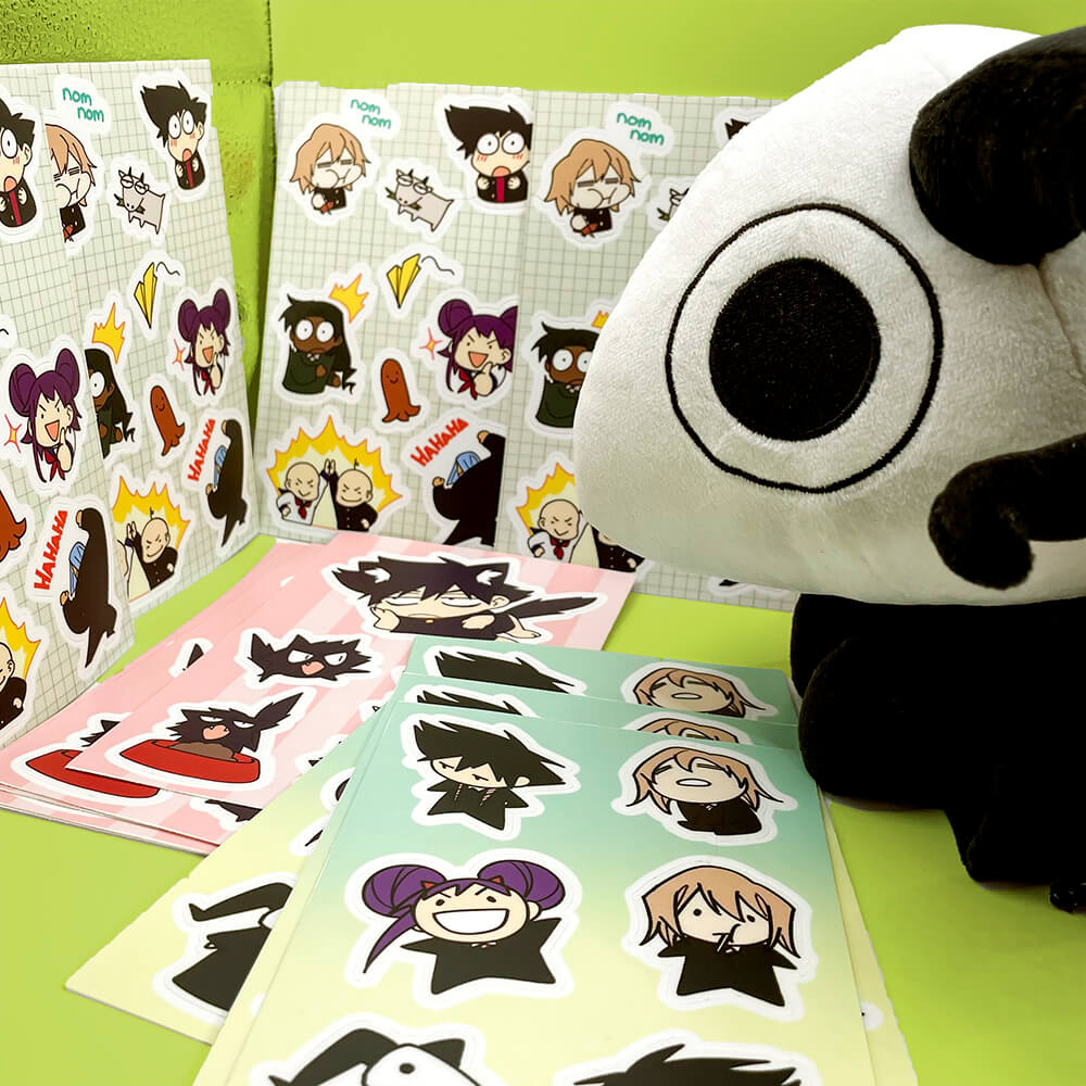 Chibi Vinyl Sticker Sheets