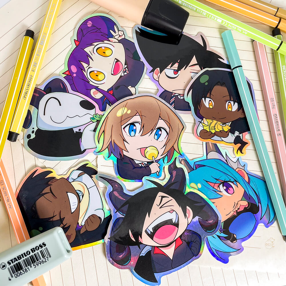 HoloRainbow Vinyl Stickers