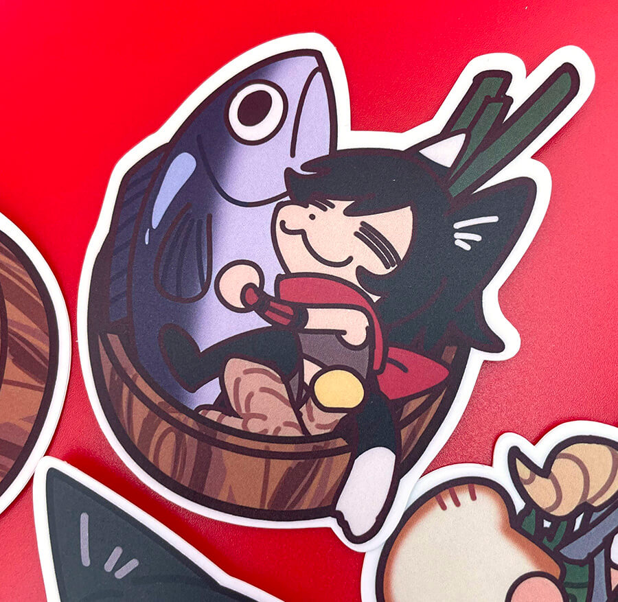 Dungeon Meshi vinyl stickers